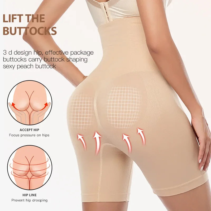 High Waist Flat Belly Belt Stretch Shapewear