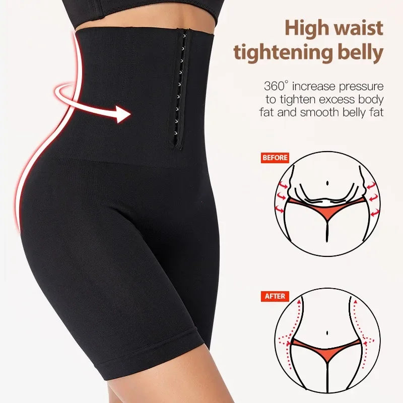 High Waist Flat Belly Belt Stretch Shapewear